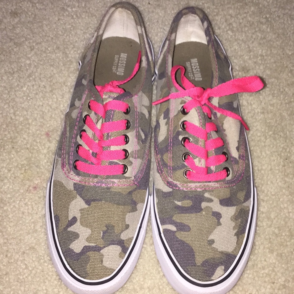 Camo tennis shoes from Target